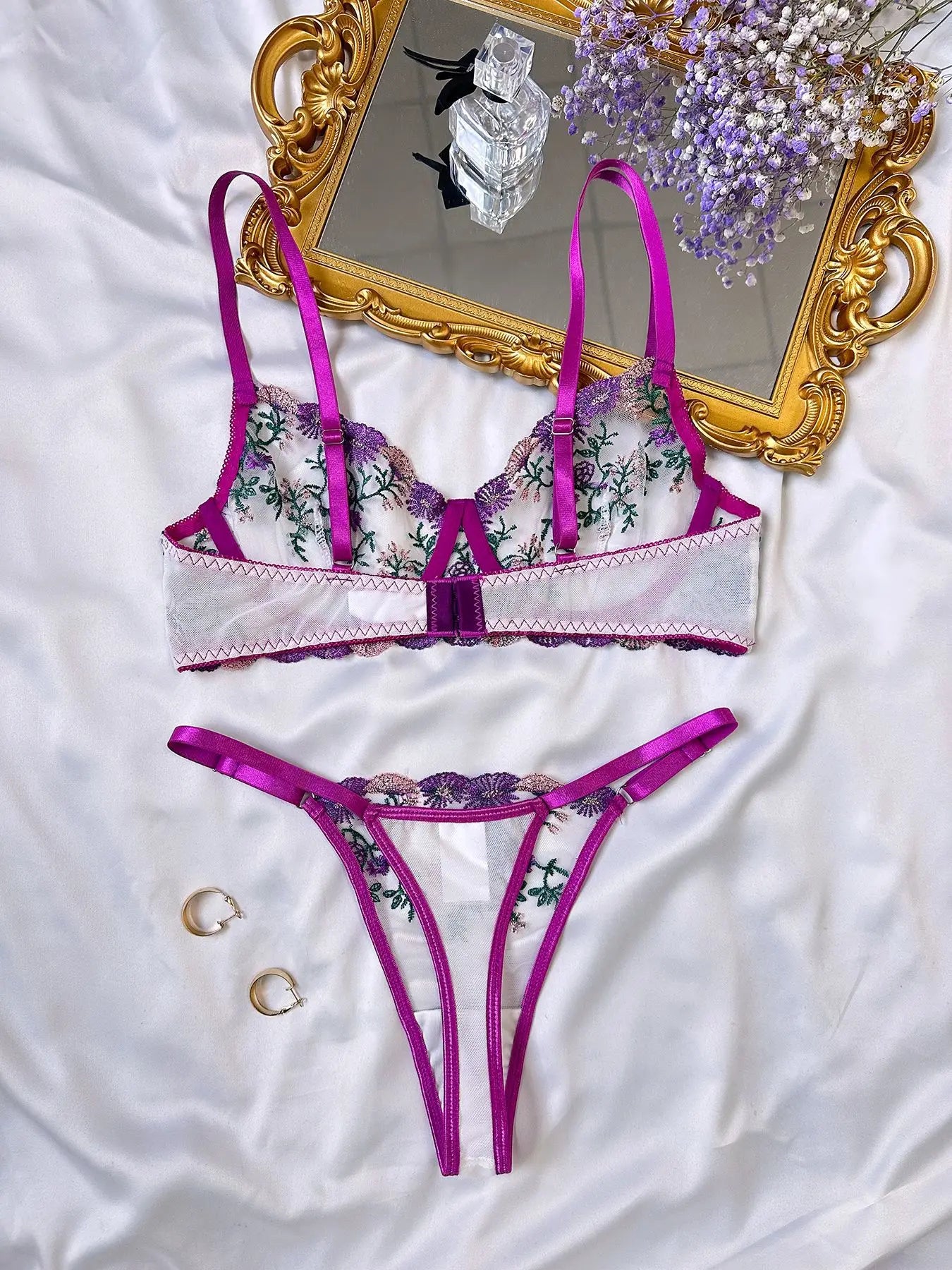 Purple Rain Lace Set