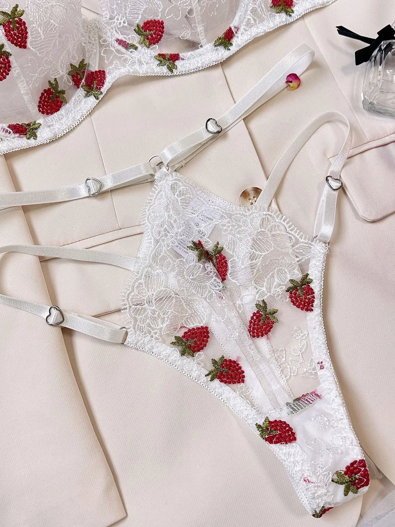 Strawberry Short Cake Lace Set