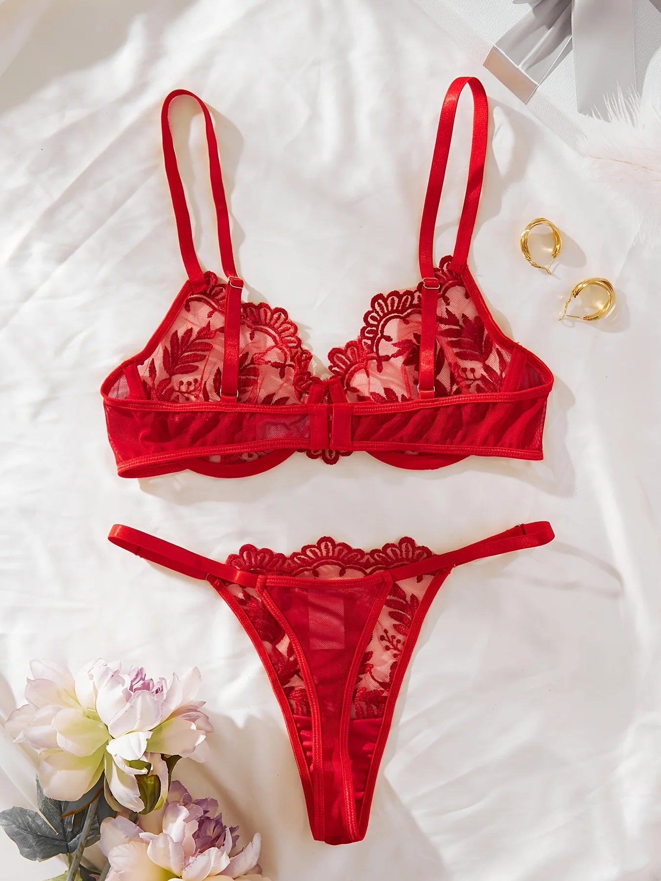 Velvet Lace Set